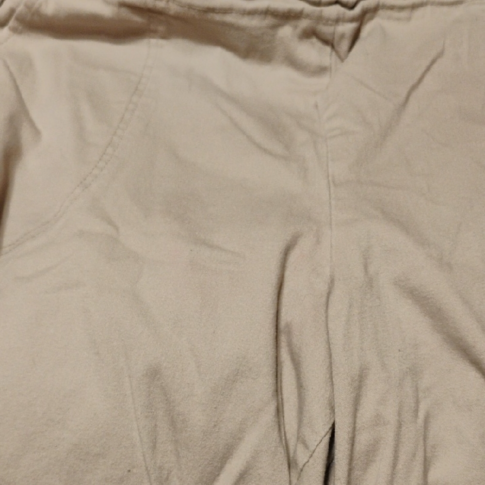 Beige Casual Shorts